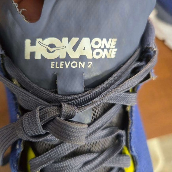 Hoka One One Elevon 2 Women 9 Blue Peach Running Shoes ProFly Trainers 1106478 - Picture 4 of 9